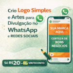 Eu vou criar uma propaganda de divulgação da sua marca