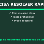 Eu vou Revisar ou traduzir seu texto.