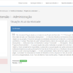 Eu vou fazer um projeto de extensão