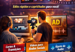 Eu vou editar seus vídeos para Tiktok, Instagram e Youtube