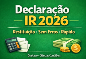 Eu vou fazer seu IR e maximizar sua restituição