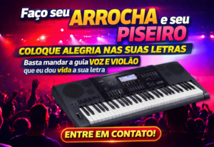 Eu vou gravar seu arrocha ou forro teclado
