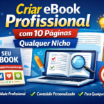 Eu vou Criar eBook Profissional com 10 Páginas Qualquer Nich...
