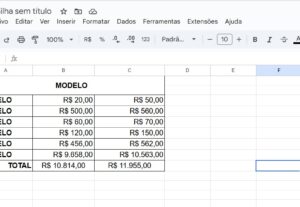 Eu vou criar uma planilha de Excel simples e organizada.