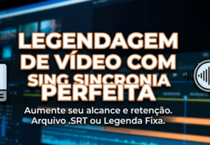 Eu vou Legendar seu Vídeo com Sincronia Perfeita