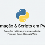 Eu vou automatizar tarefas repetitivas em python