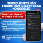 Eu vou Criar seu perfil da sua empresa para aparecer no Goog...