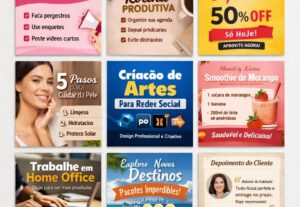 Eu vou fazer criação de pacotes de posts prontos