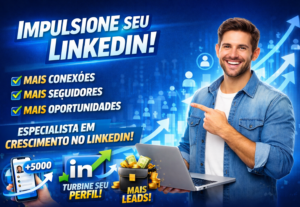 Eu vou fazer seu perfil no LinkedIn crescer e gerar autorida...