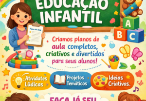 Eu vou Fazer seus planos de aula de educação infantil