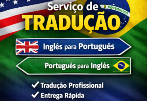 Eu vou Traduzir Inglês para Português ou ao contrario