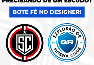 Eu vou fazer escudos de clubes de Futebol