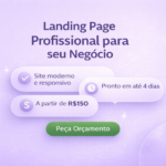 Eu vou criar landing page profissional para seu negócio
