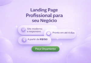 Eu vou criar landing page profissional para seu negócio