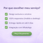 Eu vou criar landing page profissional para seu negócio