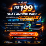 Eu vou criar sua landing page profissional e responsiva