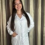 Eu vou fazer o seu vídeo usando jaleco