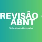 Eu vou formatar seu trabalho acadêmico nas normas ABNT.