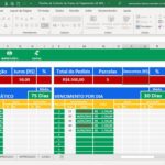 Eu vou fazer no Excel a planilha que você precisa