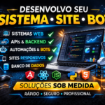 Eu vou desenvolver seu site, automação ou bot sob medida