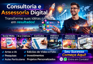 Eu vou fazer Mil serviços digitais para o seu negócios.