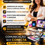 Eu vou fazer Divulgações criativas e soluções em recrutament...