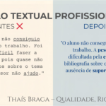 Eu vou revisar seu texto com rigor e precisão.