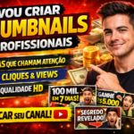 Eu vou Fazer capas de vídeo profissionais