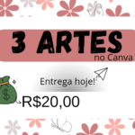 Eu vou Criar 3 artes profissionais para o seu negócio.