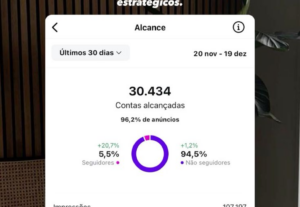 Eu vou administrar o tráfego da sua conta e analisar.
