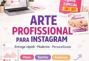 Eu vou criar uma arte personalizada, bonita e chamativa