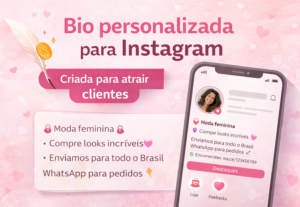 Eu vou Criar bio profissional para Instagram
