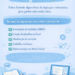 Eu vou formatar seu currículo de forma profissional e limpa.