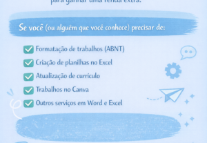 Eu vou formatar seu currículo de forma profissional e limpa.