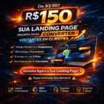 Eu vou criar sua landing page profissional e responsiva