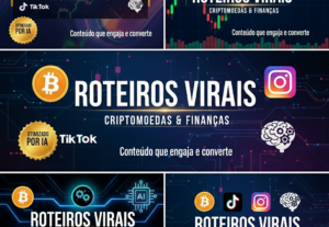 Eu vou criar 3 roteiro de vídeo curto Reels e TikTok