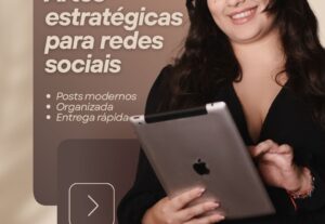 Eu vou fazer post estratégicos para redes sociais