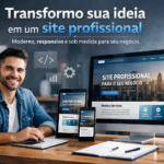 Eu vou transformar sua ideia em um site profissional