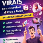 Eu vou Criar 10 roteiros virais p/ seus vídeos Reels e TikTo...