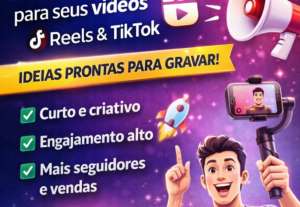Eu vou Criar 10 roteiros virais p/ seus vídeos Reels e TikTo...