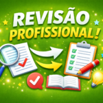 Eu vou revisar a gramática e ortografia do seu texto