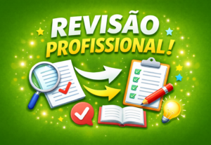 Eu vou revisar a gramática e ortografia do seu texto