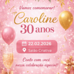 Eu vou criar um convite digital incrível