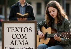 Eu vou escrever crônicas e contos originais e criativos