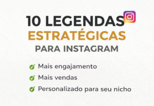 Eu vou Criar 10 legendas estratégicas para Instagram