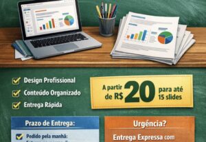 Eu vou Fazer slides de qualquer assunto
