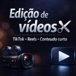 Eu vou fazer edição de vídeos para Tik Tok e Reels.