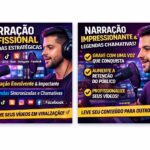 Eu vou narrar ou legendar seus videos