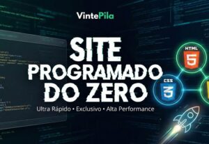 Eu vou criar um site exclusivo e rápido programado do zero