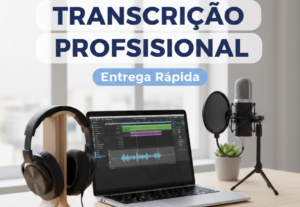 Eu vou fazer transcrição de áudio e vídeo revisada.